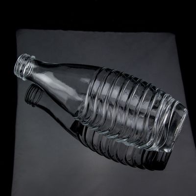 ウォッカ ガラス コラー 750ml 1000ml クリア フリント ジン ラム シャンパン テキラ ウィスキー ボトル
