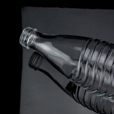 ウォッカ ガラス コラー 750ml 1000ml クリア フリント ジン ラム シャンパン テキラ ウィスキー ボトル