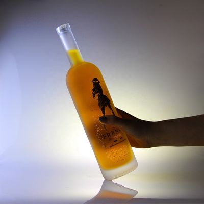 卸売 750ml 1000ml ビール ウォッカ ウィスキー 酒類のための冷凍デカル ガラスボトル