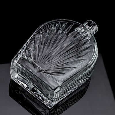 1000ml フリントガラス 透明 空のウォッカ ウイスキー ガラスボトル あなたの要求のために