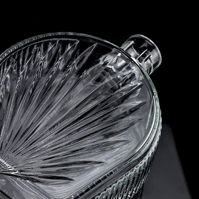 1000ml フリントガラス 透明 空のウォッカ ウイスキー ガラスボトル あなたの要求のために