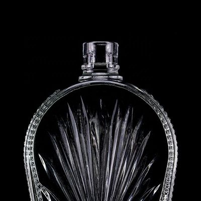1000ml フリントガラス 透明 空のウォッカ ウイスキー ガラスボトル あなたの要求のために