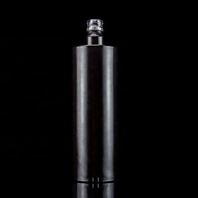 グラス ウイスキー ウォッカ ボトル 700ml 750ml 黒 オーダーメイド ガラス ボトル ディストリビューター