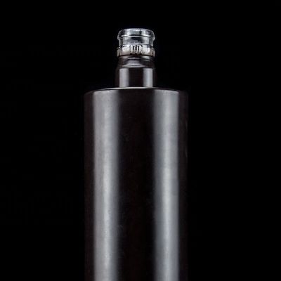 グラス ウイスキー ウォッカ ボトル 700ml 750ml 黒 オーダーメイド ガラス ボトル ディストリビューター