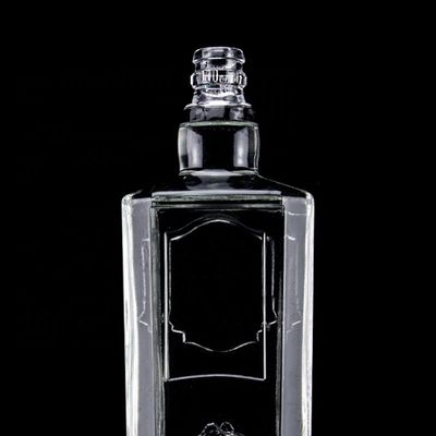 750ml 75cl スーパー フリント 立方 凸?? グラス ボトル スクリュー キャップ ラム ウォッカ ウィスキー
