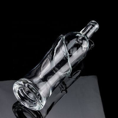 750ml スーパー・フリント 丸いガラスボトル フラッシュキャップ