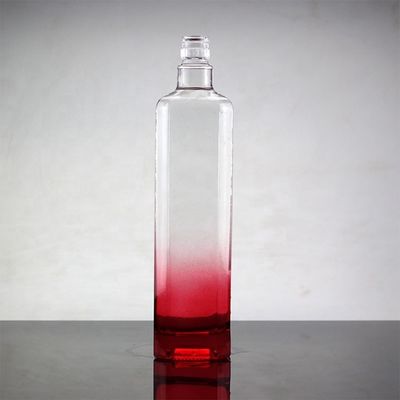 750ml グラスボトル グラデント色とスクリューキャップ