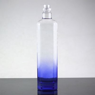 750ml グラスボトル グラデント色とスクリューキャップ