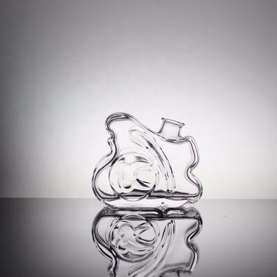 精巧なフロスト ガラス 頭蓋骨 顔 ボトル 酒のデカル 表面処理