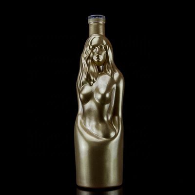 美しい女性の体型 ガラスのボトル コルクシールタイプ