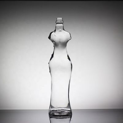 美しい女性の体型 ガラスのボトル コルクシールタイプ