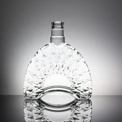 500ml 独特の爆弾形ガラスボトル カスタマイズされたアルコール包装のために